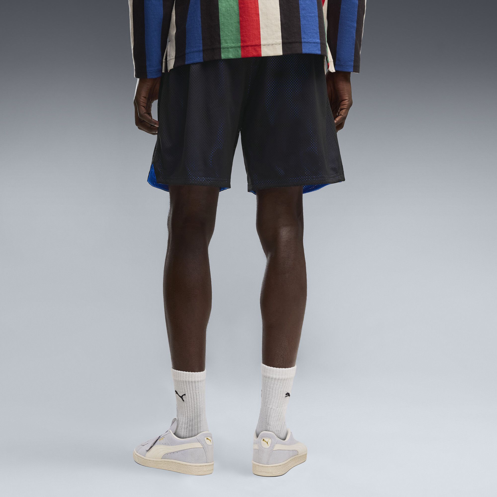 Shorts da basket Memory Lane Mesh Relaxed 7" da uomo, Accessori, Nero, S - PUMA - Modalova