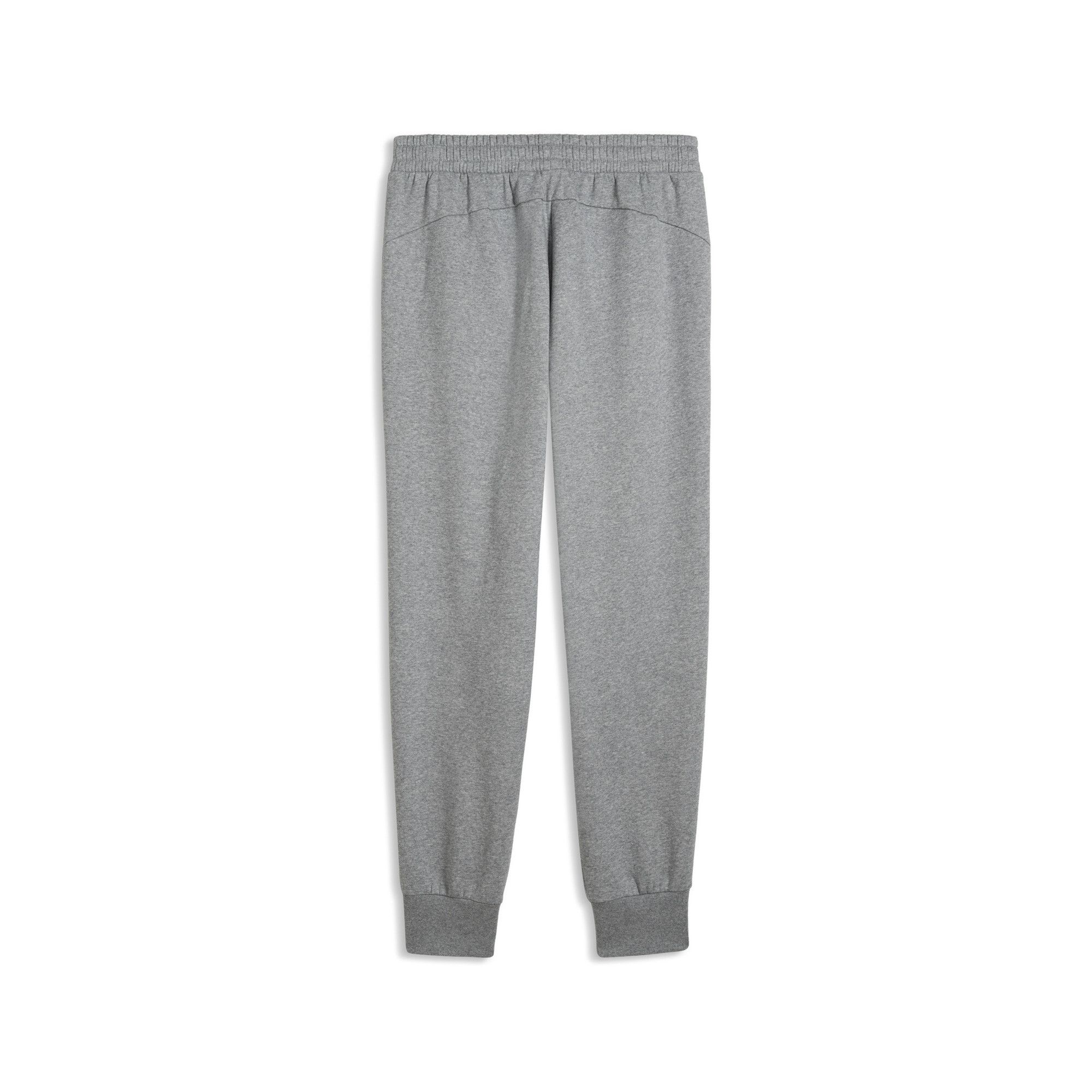 BMW M Motorsport Essentials Fleece Pants Men in Gray | Size Large - PUMA - Modalova