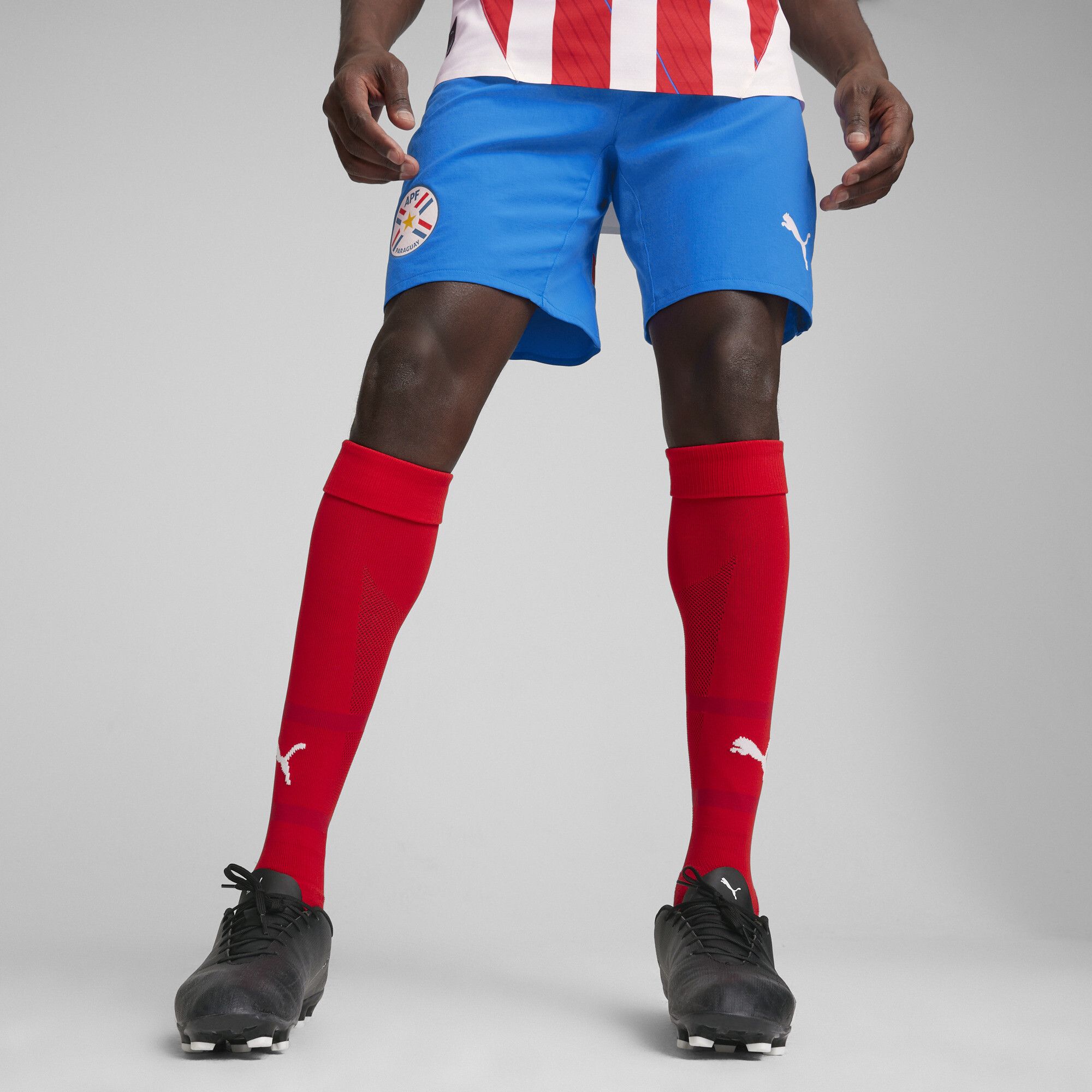 Pantaloncini da calcio del Paraguay da uomo, Accessori, Blu, XS - PUMA - Modalova