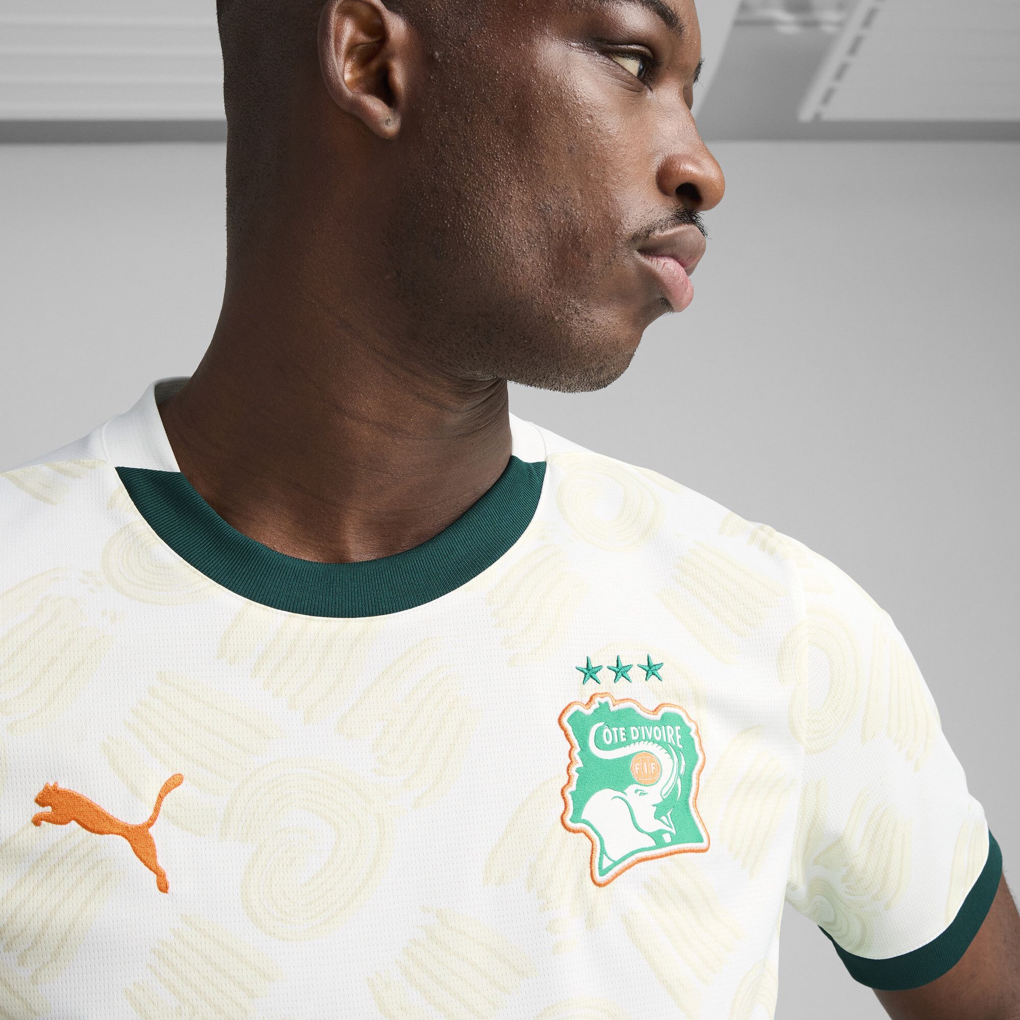 Camiseta Costa de Marfil 2.ª equipación 2025 para hombre, Ropa, Blanco, 3XL - PUMA - Modalova