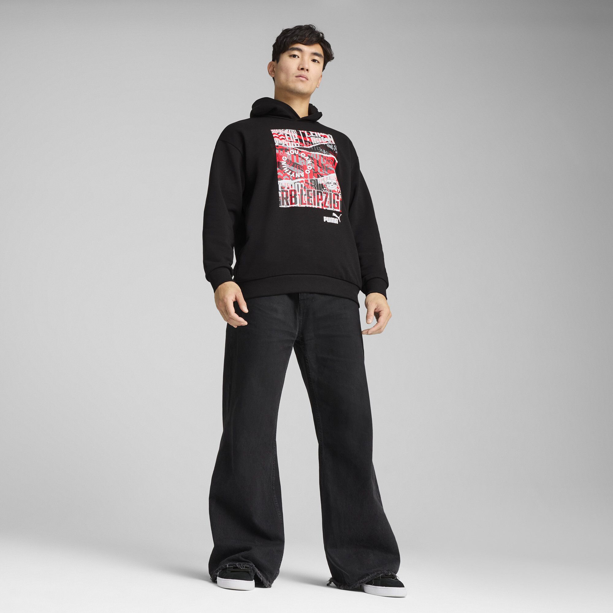 Sudadera con capucha RB Leipzig ftblNRGY+ para hombre, Accesoiros, Negro, S - PUMA - Modalova
