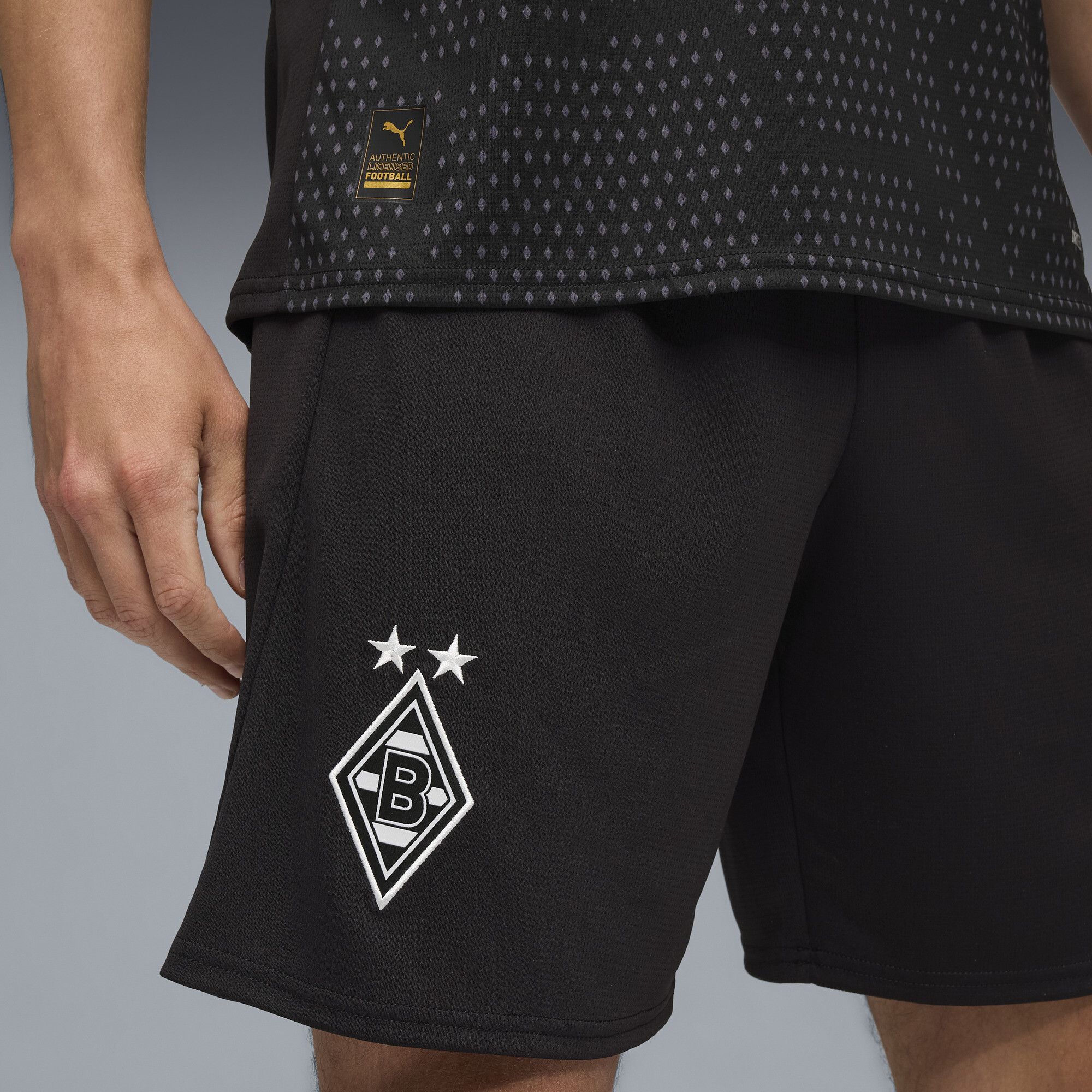 Shorts Borussia Mönchengladbach 25/26 da uomo, Accessori, Nero, S - PUMA - Modalova