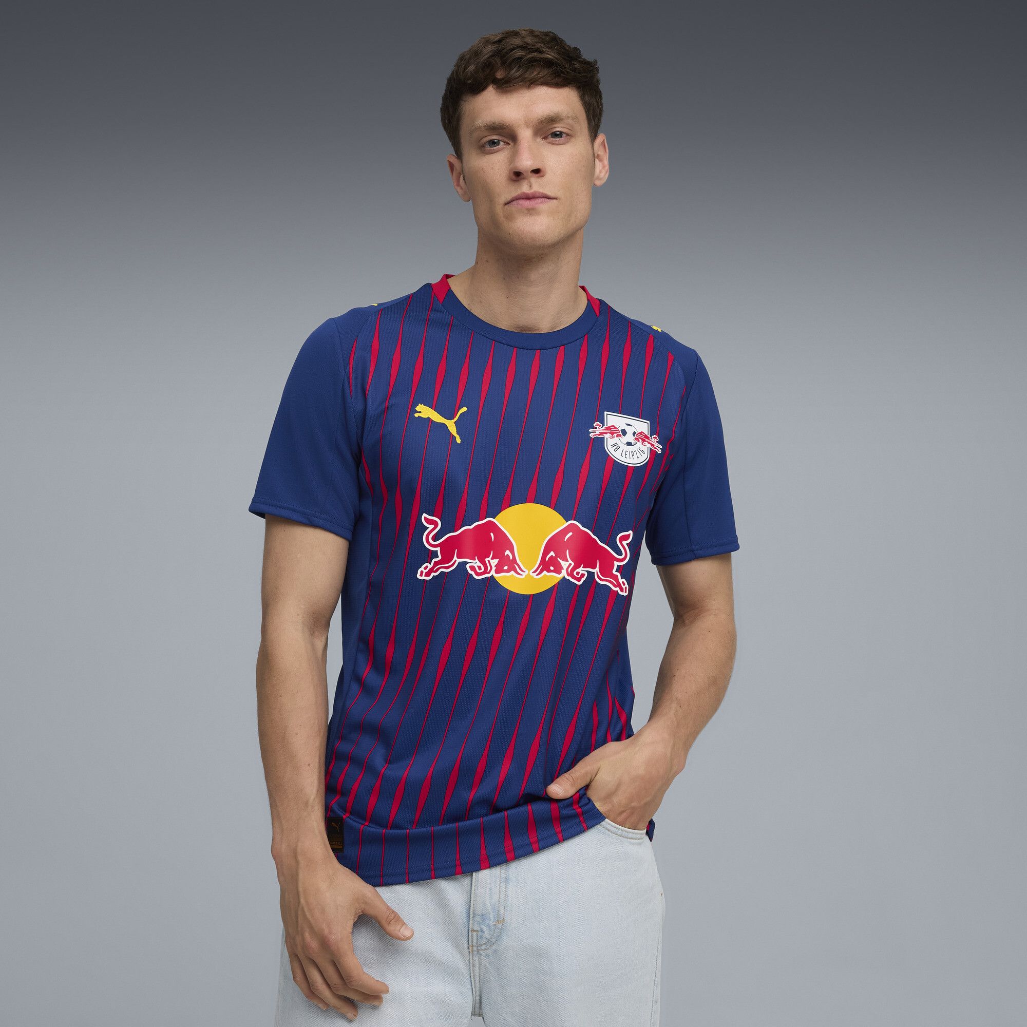 Maglia gara Away RB Leipzig 25/26 da uomo, Accessori, Blu, S - PUMA - Modalova