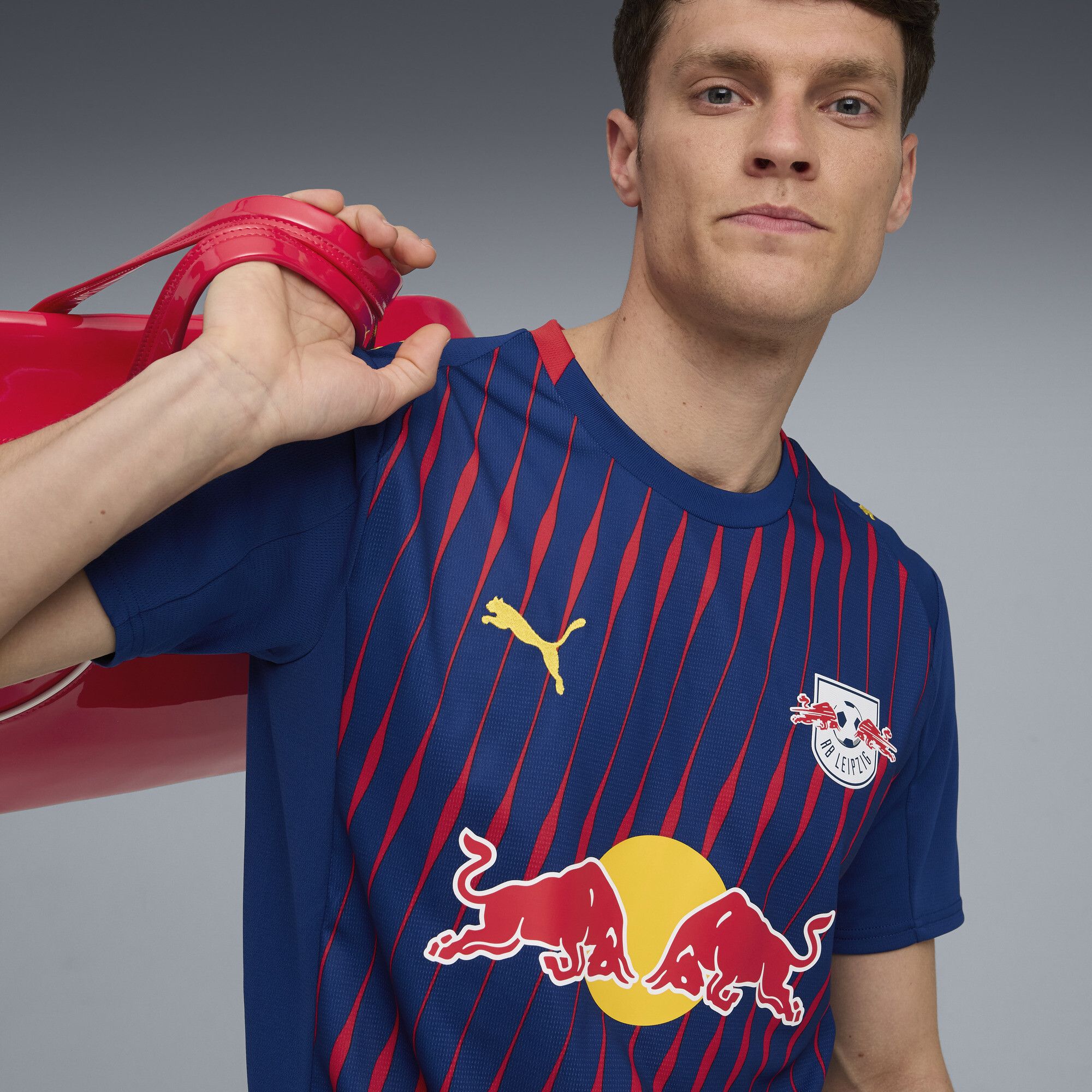 Maglia gara Away RB Leipzig 25/26 da uomo, Accessori, Blu, S - PUMA - Modalova