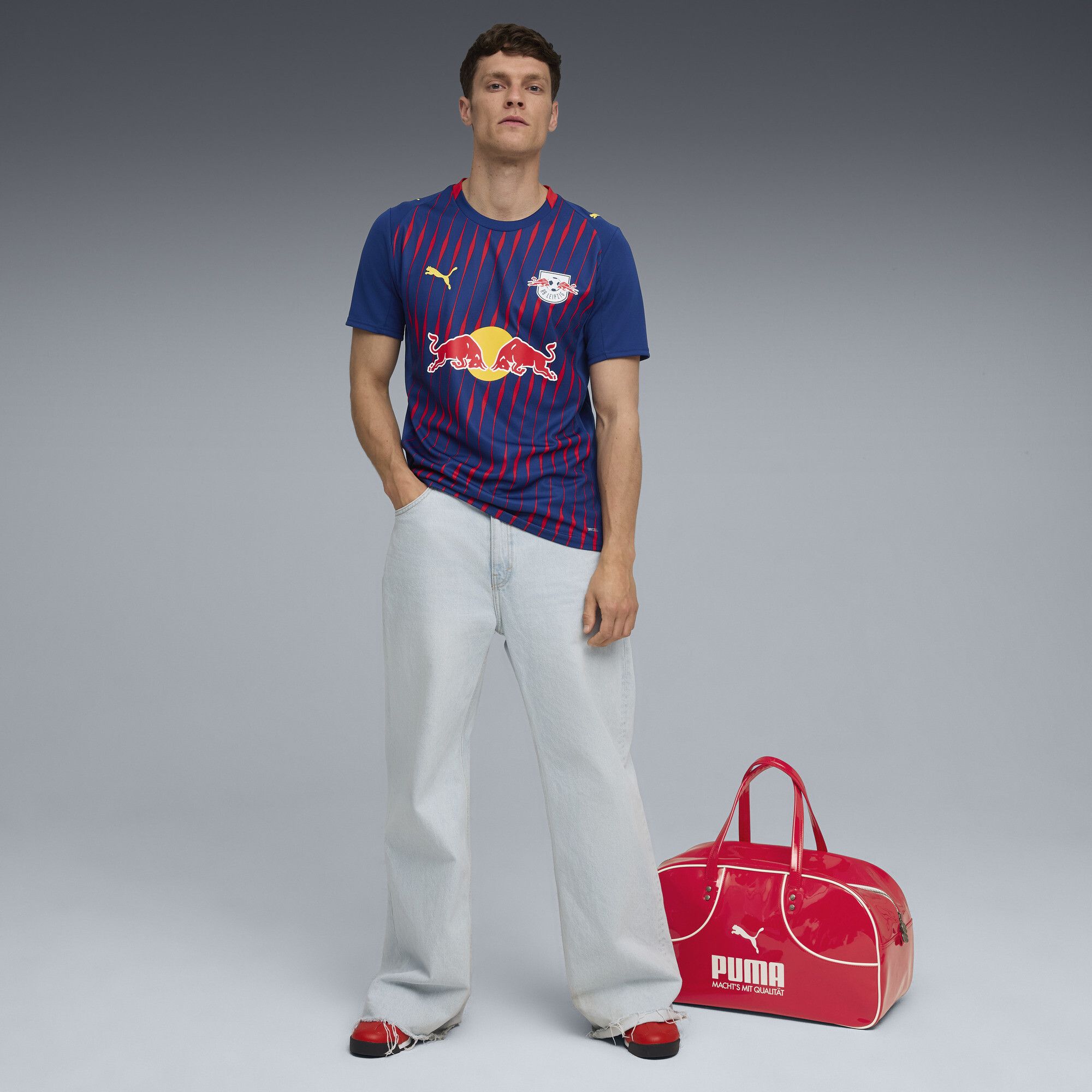 Maglia gara Away RB Leipzig 25/26 da uomo, Accessori, Blu, S - PUMA - Modalova