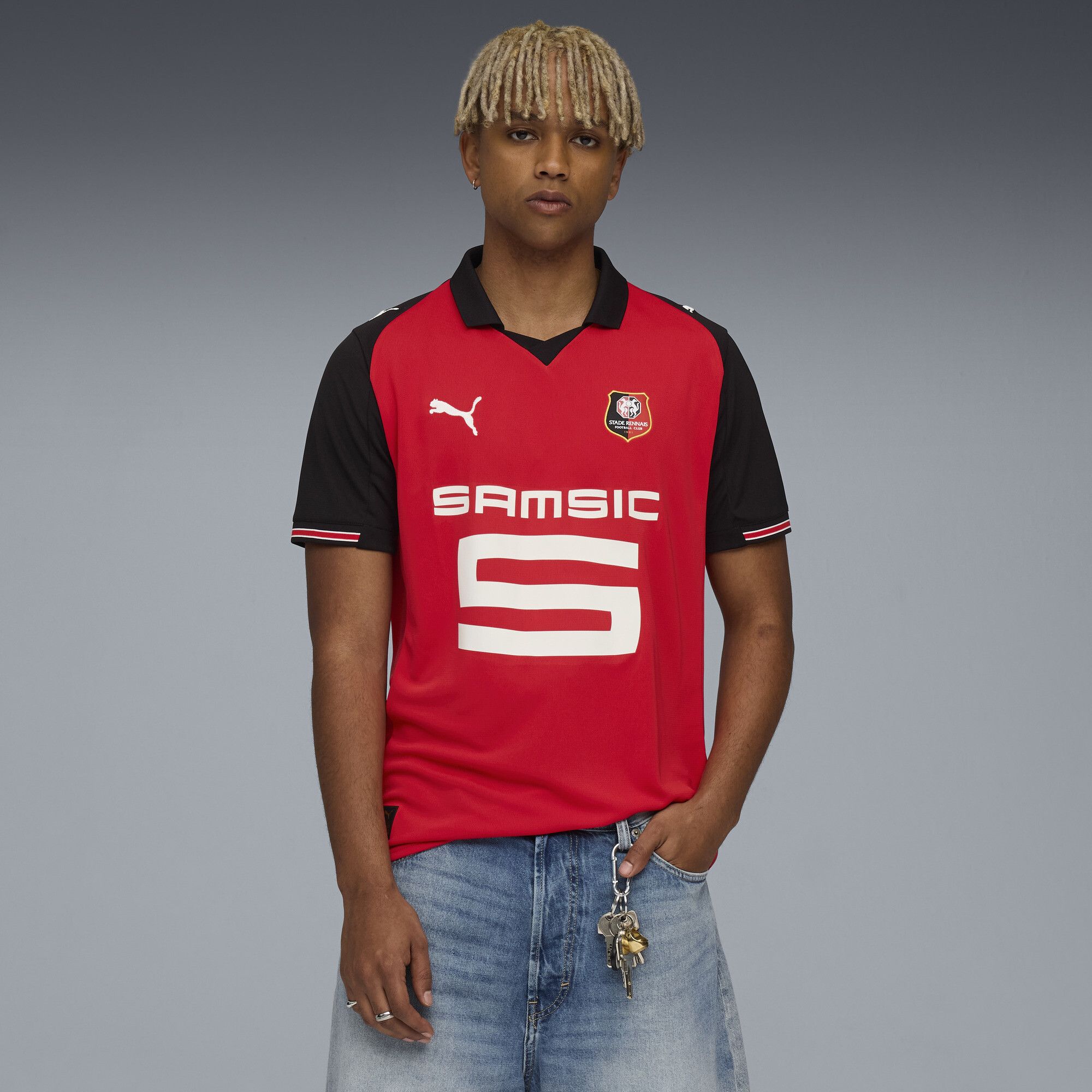 Stade Rennais FC 25/26 Heimtrikot Herren, Accessoires, , S - PUMA - Modalova