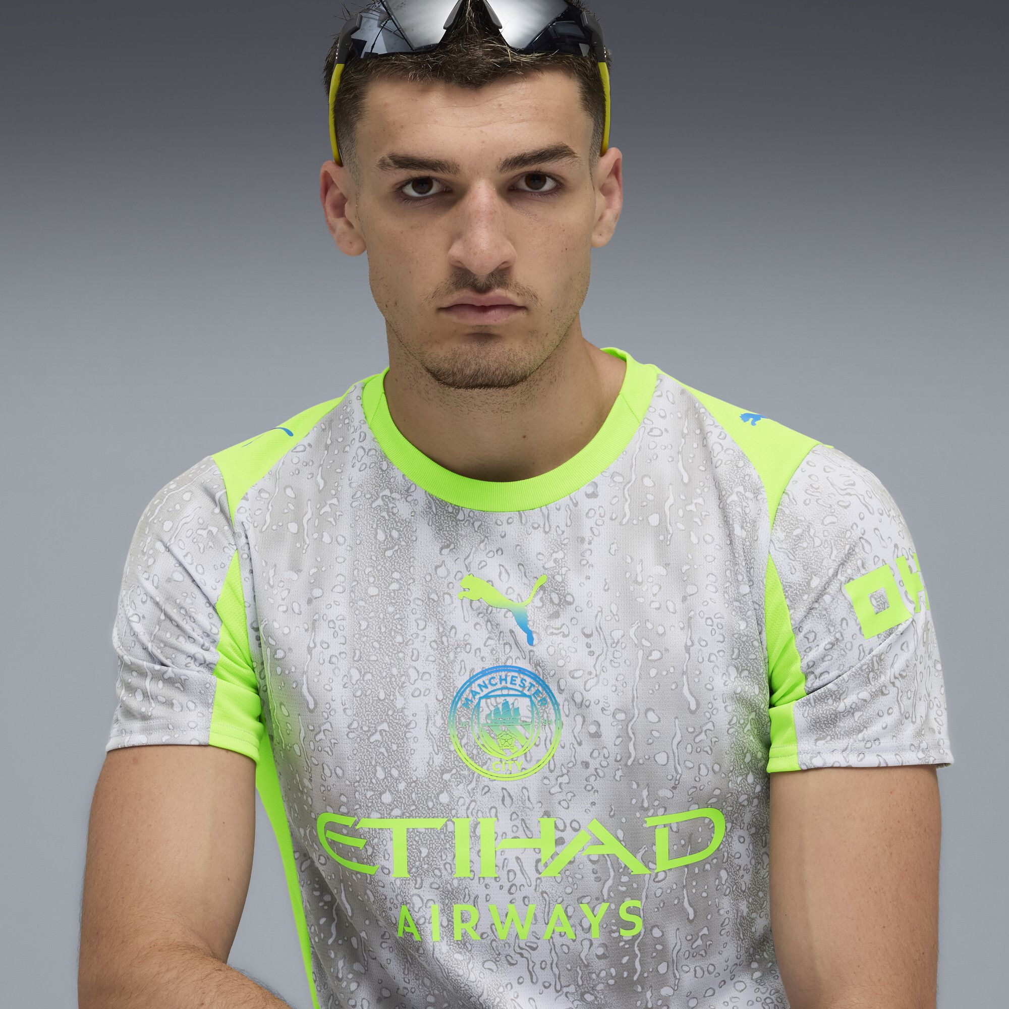 Maglia gara Third Manchester City 25/26 da uomo, Accessori, Blu, S - PUMA - Modalova
