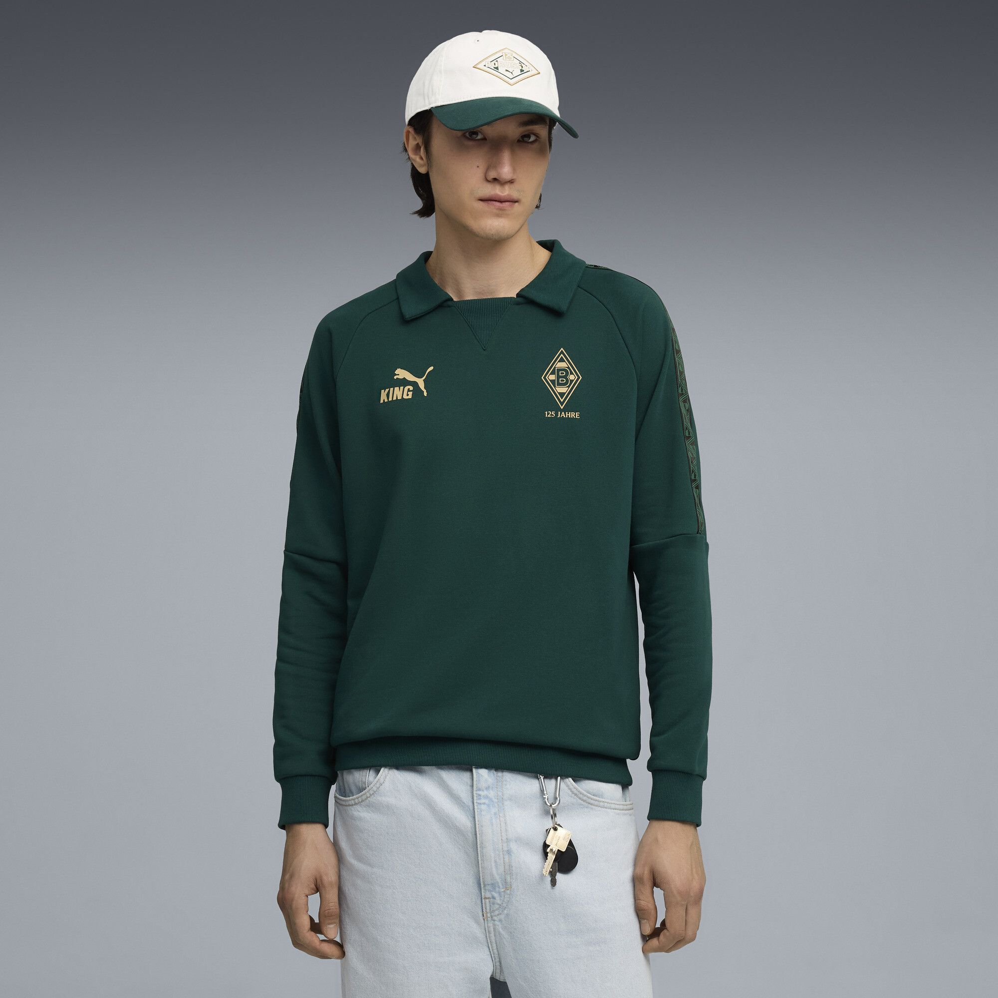 Top Borussia Mönchengladbach KING da uomo, Accessori, Verde, S - PUMA - Modalova
