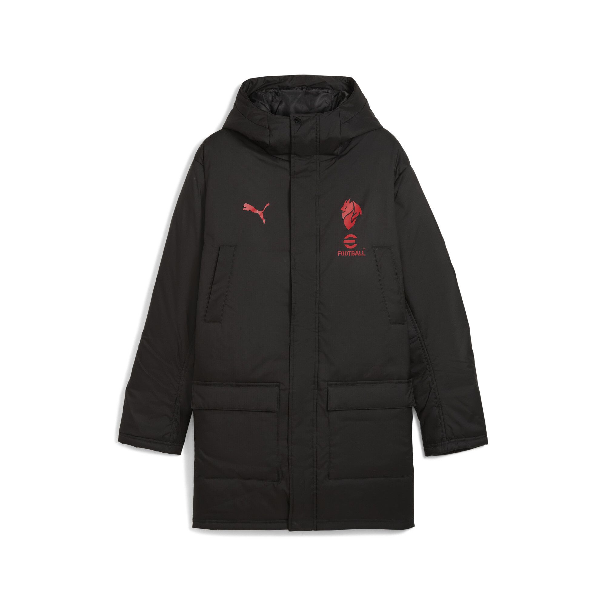 Chaqueta de invierno de training AC Milan para hombre, Ropa, Negro, S - PUMA - Modalova