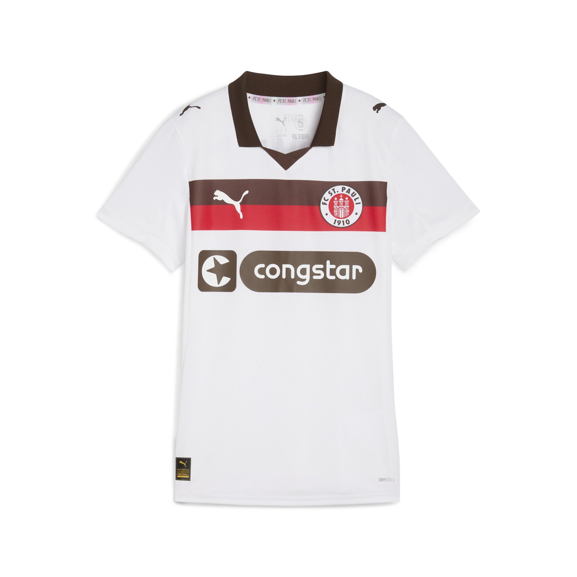 Camiseta FC St. Pauli 2.ª equipación 25/26 para mujer, Ropa, Blanco, S - PUMA - Modalova