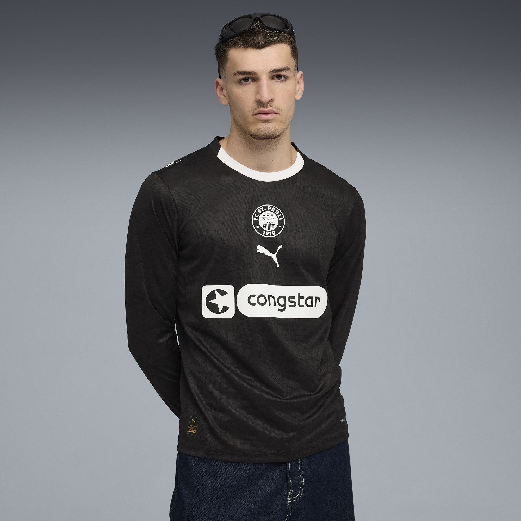 Maglia gara a maniche lunghe Third FC St. Pauli 25/26 da uomo, Accessori, Nero, S - PUMA - Modalova