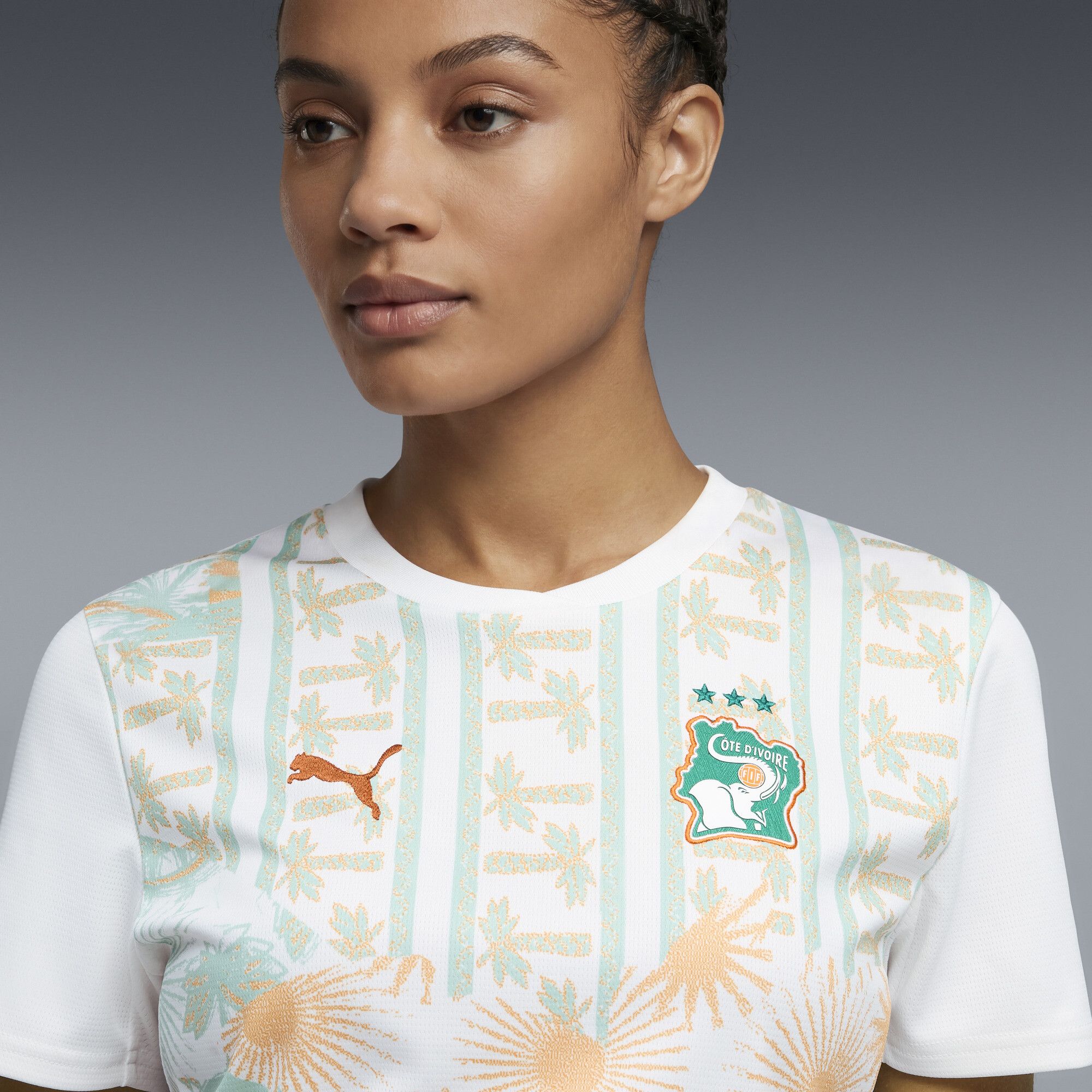 Camiseta Costa de Marfil 2.ª equipación 2026 para mujer, Accesoiros, Blanco, S - PUMA - Modalova