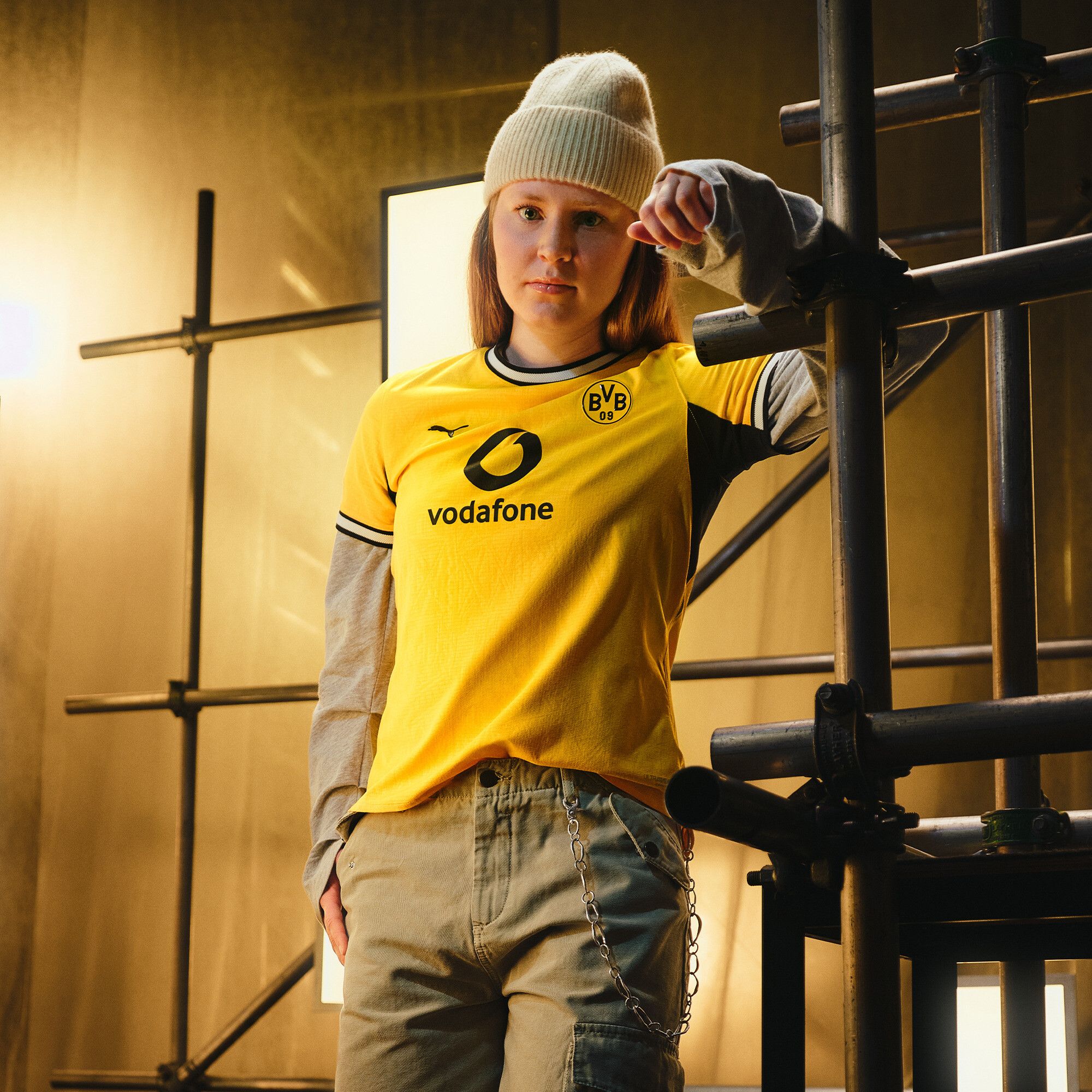 Camiseta Borussia Dortmund 1.ª equipación 26/27 para mujer, Accesoiros, Amarillo, S - PUMA - Modalova