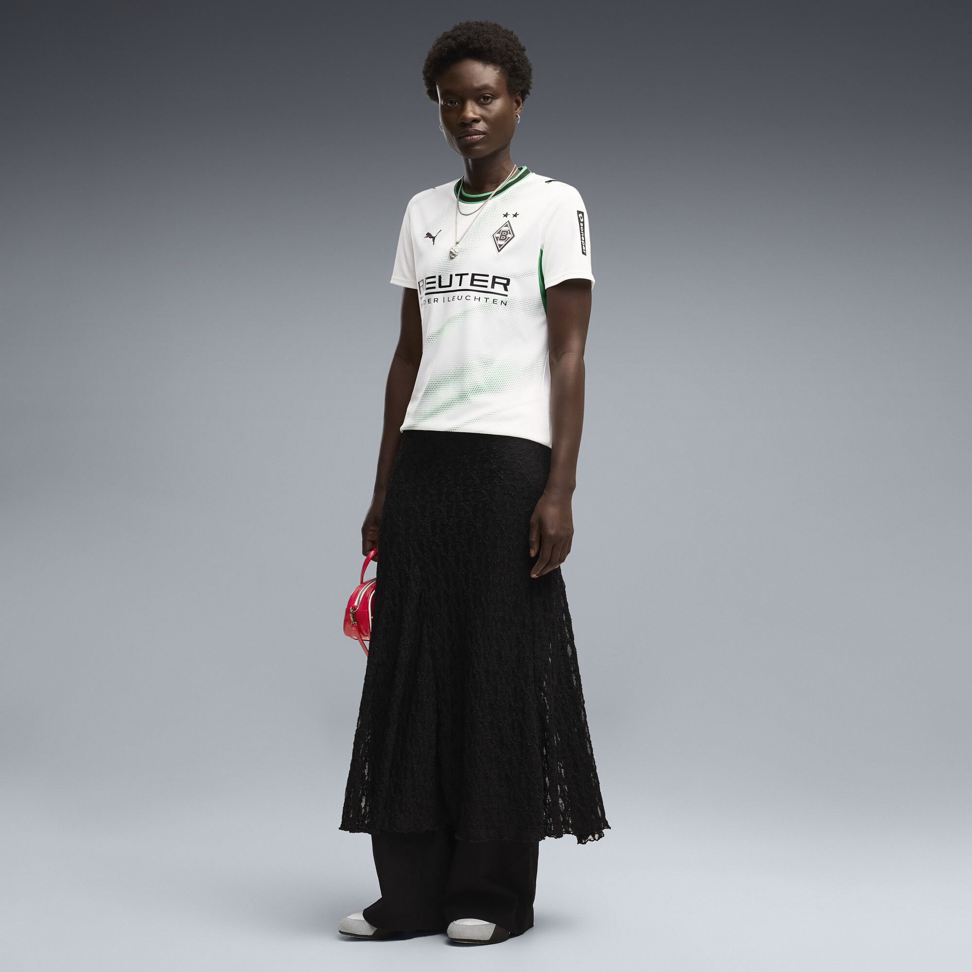 Camiseta Borussia Mönchengladbach 1.ª equipación 26/27 para mujer, Ropa, Blanco, S - PUMA - Modalova