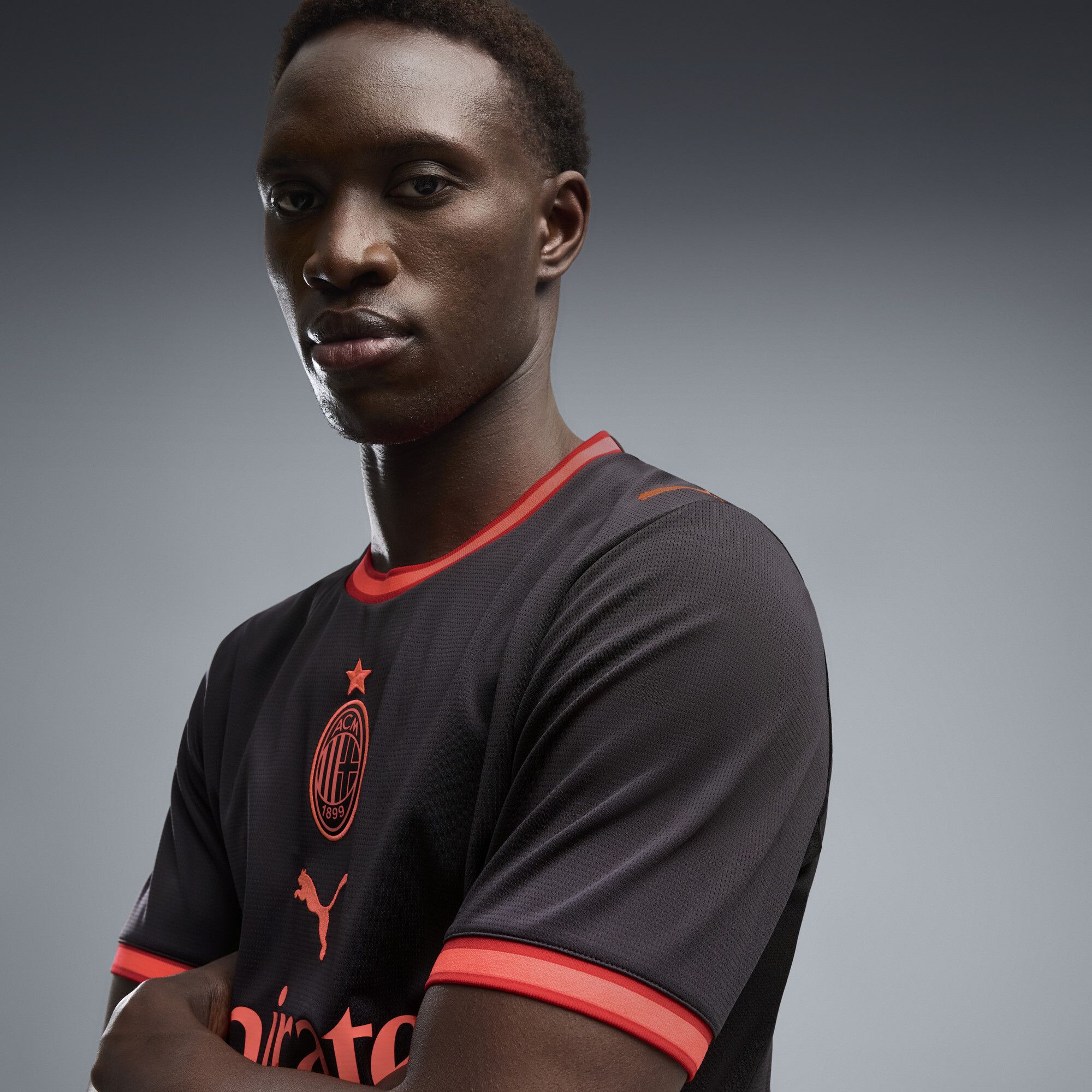 Maglia gara Third AC Milan 26/27 da uomo, Accessori, Grigio, S - PUMA - Modalova