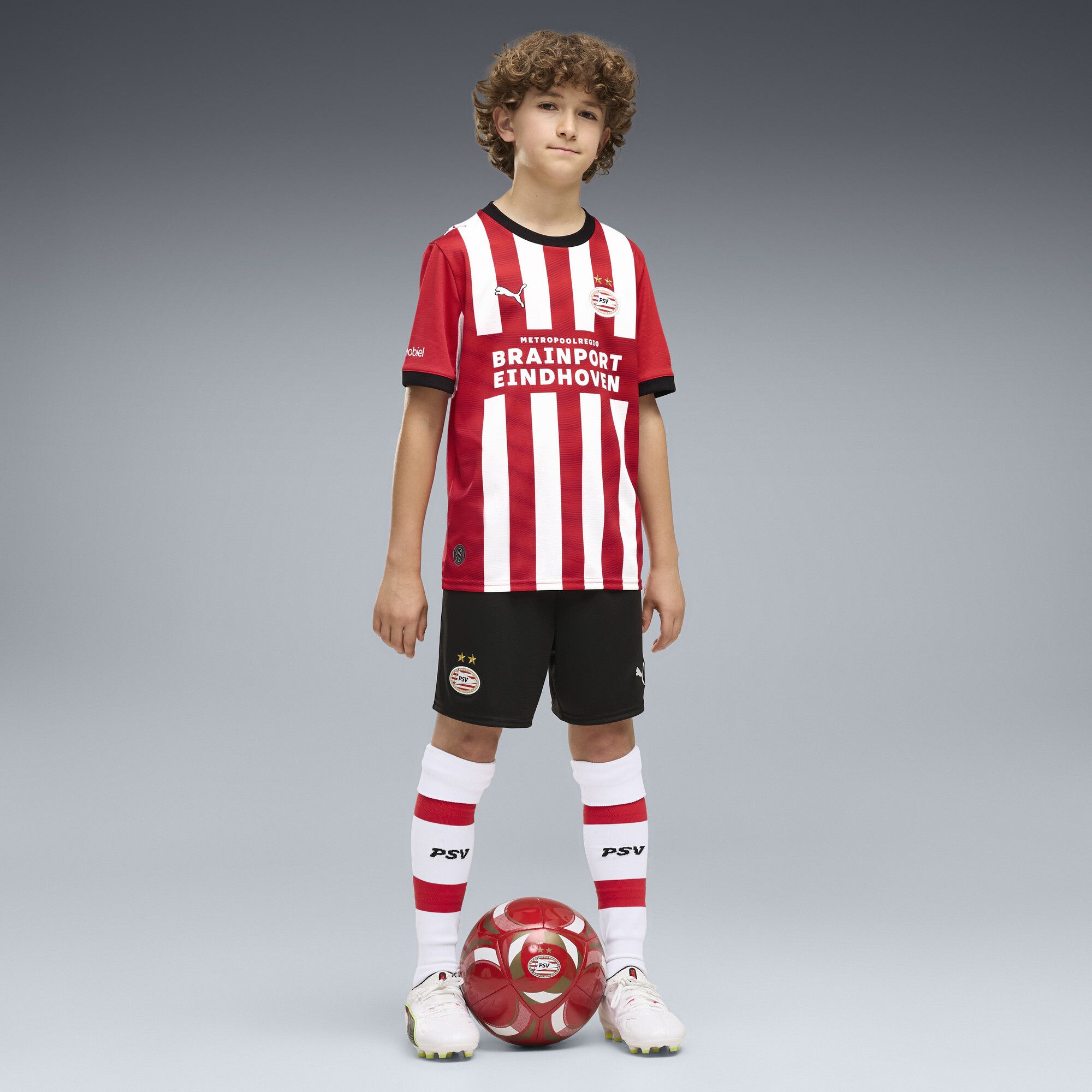 Shorts PSV Eindhoven 26/27 per ragazzi, Accessori, Nero, 15-16Y - PUMA - Modalova