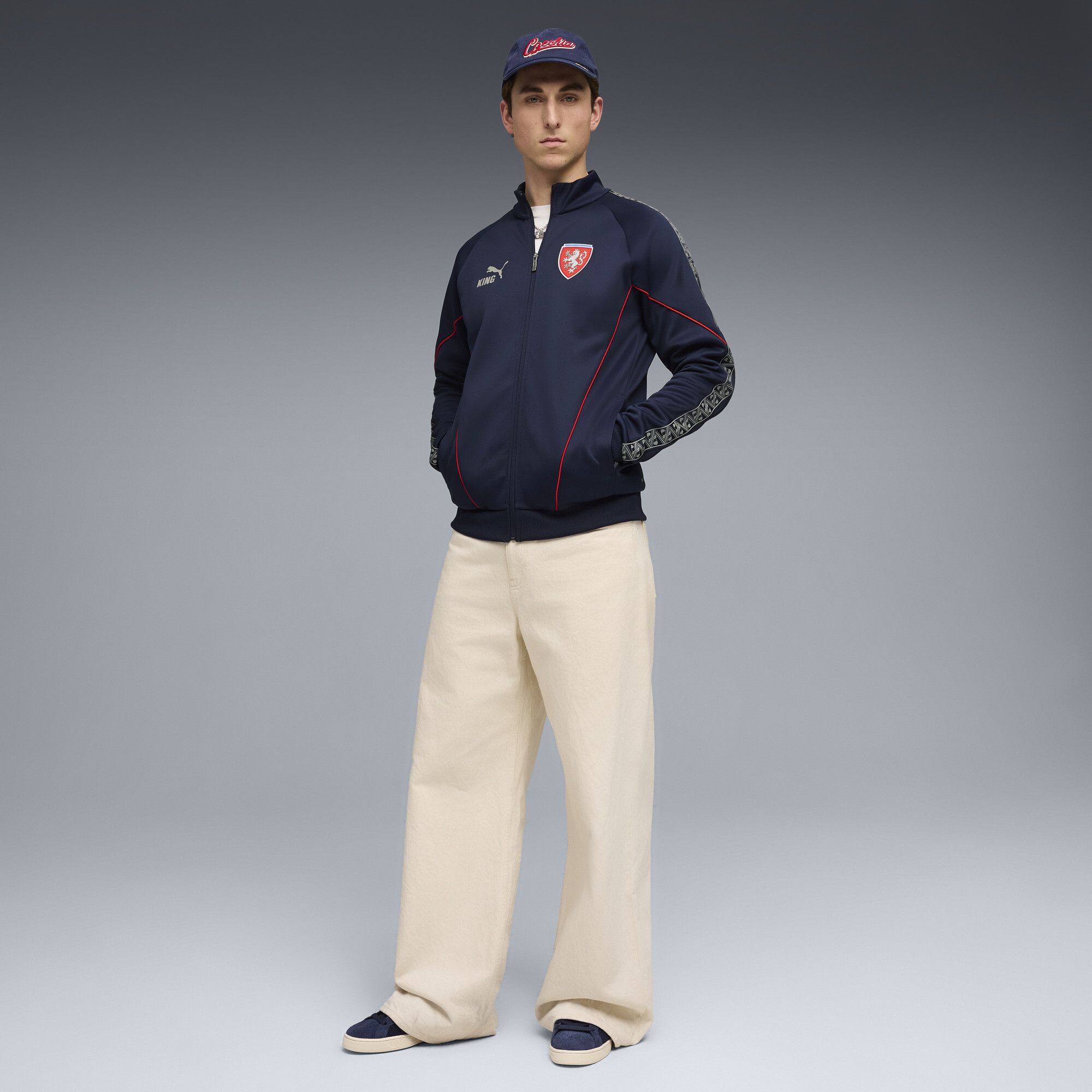 Czechia KING Anthem Jacket Men in Blue | Size 3XL - PUMA - Modalova