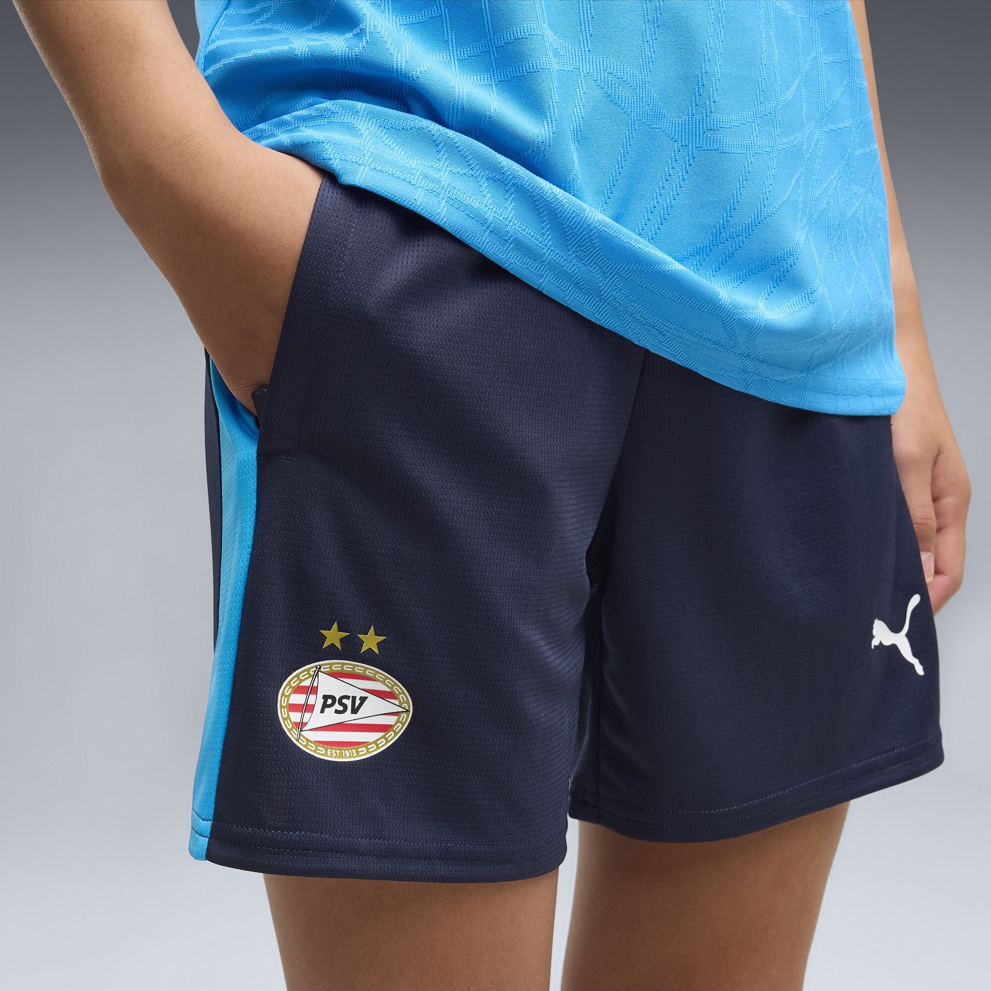 Shorts da allenamento PSV Eindhoven per ragazzi, Abbigliamento, Blu, 15-16Y - PUMA - Modalova