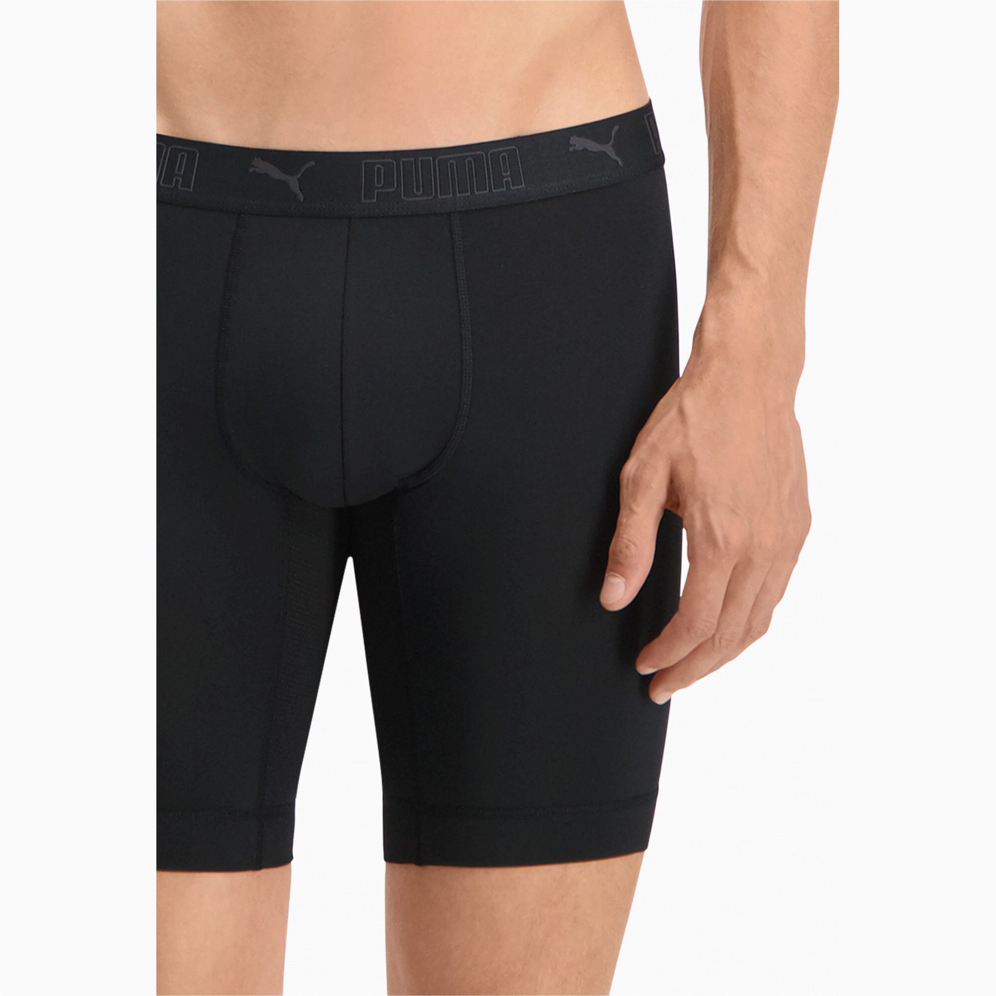 Sport lange Mikrofaser Boxershorts Herren (2er-Pack), Kleidung, , 4 - PUMA - Modalova