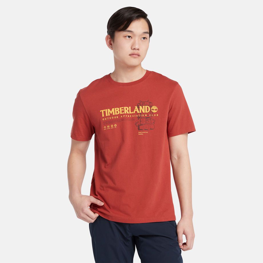 T-shirt Con Grafica Outdoor Da Uomo In - Timberland - Modalova