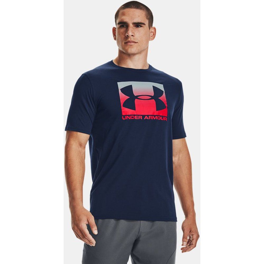 T-shirt a manica corta Boxed Sportstyle da uomo Academy / Rosso S - Under Armour - Modalova