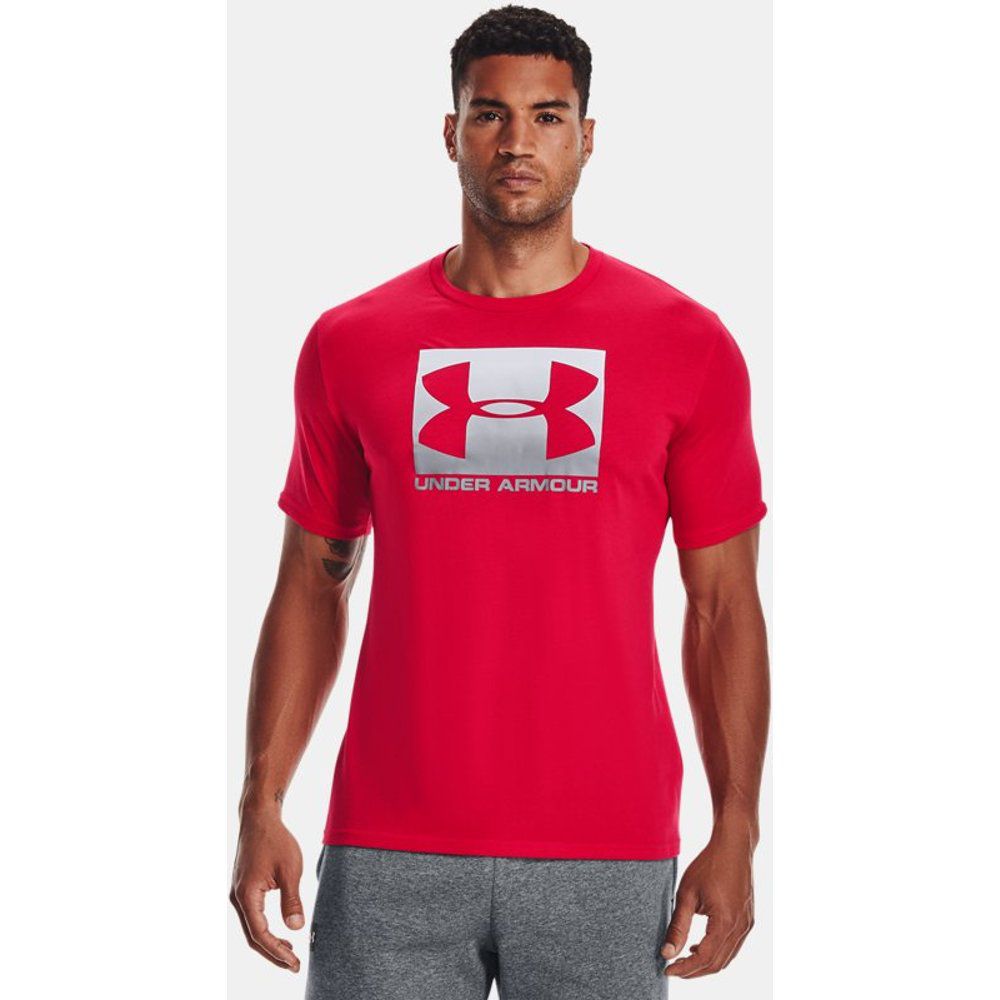 T-shirt a manica corta Boxed Sportstyle da uomo / Acciaio S - Under Armour - Modalova