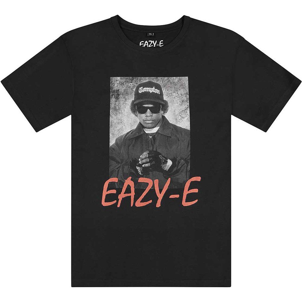 Eazy E Logo T-Shirt, nero - mister tee - Modalova