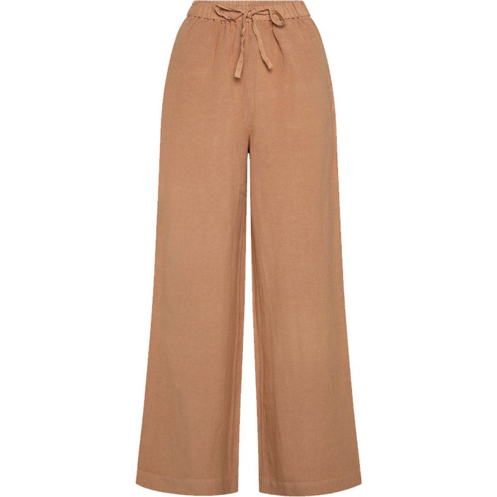 Pantalone in lino con elastico - SUN 68 - Modalova