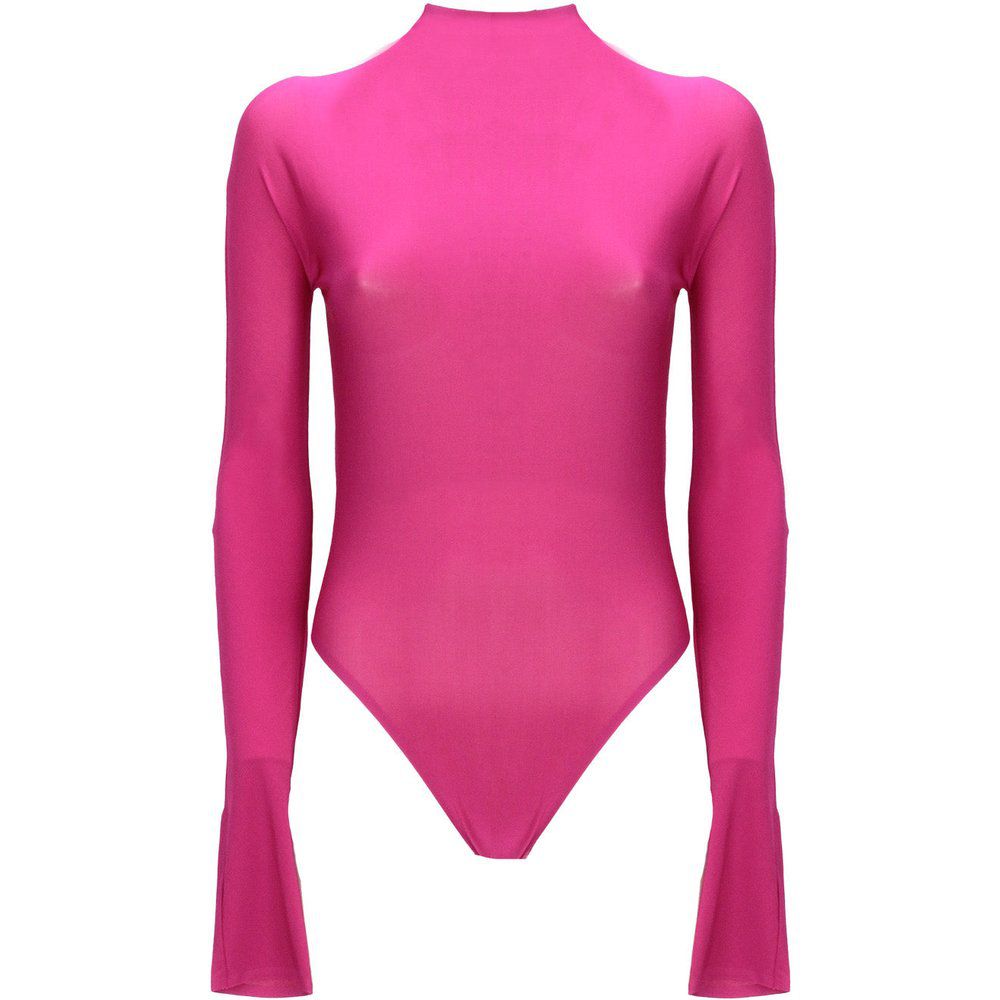 Morbido jersey elasticizzato rosa fucsia - alaia - Modalova
