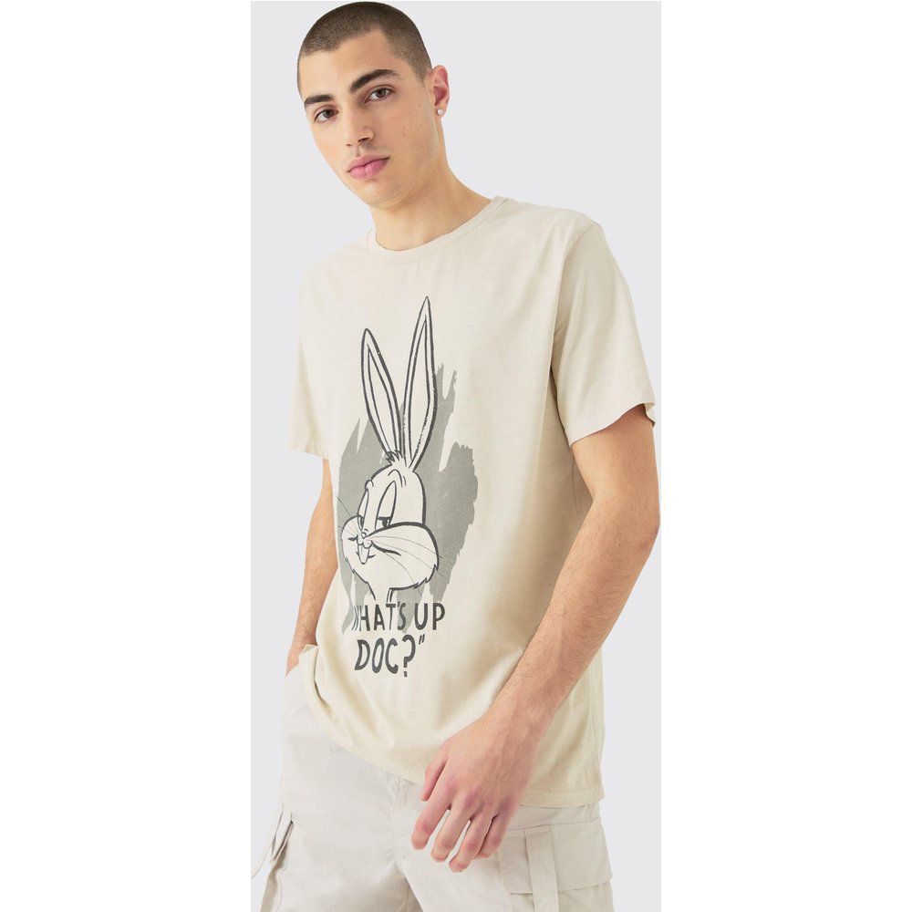 Oversized Looney Tunes Bugs Bunny License T-shirt - boohoo - Modalova