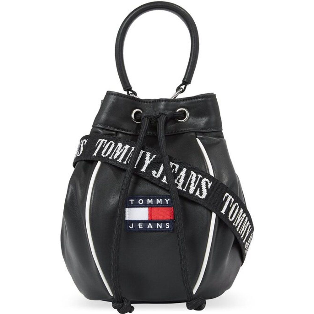 Borsetta - Tjw Heritage Bucket Bag AW0AW15437 Black BDS - Tommy Jeans - Modalova
