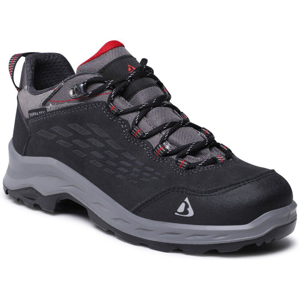 Scarpe da trekking - Elgon Low Stx Shoes Charcoal/Red - Bergson - Modalova