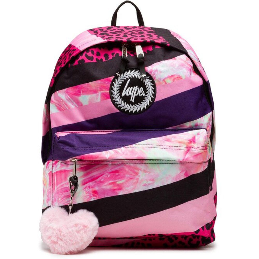 Zaino - Dark Pink Stripe Crest Backpack YVLR-653 Black/Pink - Hype - Modalova