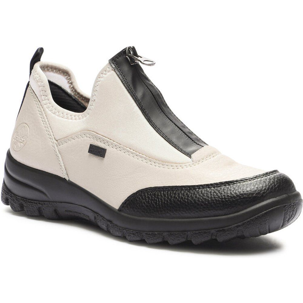 Sneakers - L7153-60 Schwarz / Crema / Perlcreme 60 - Rieker - Modalova