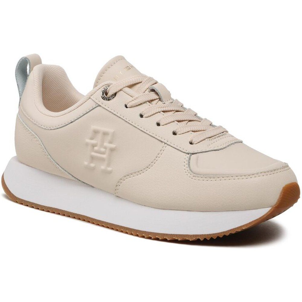 Sneakers - Casual Leather Runner FW0FW07285 Sugarcane AA8 - Tommy Hilfiger - Modalova