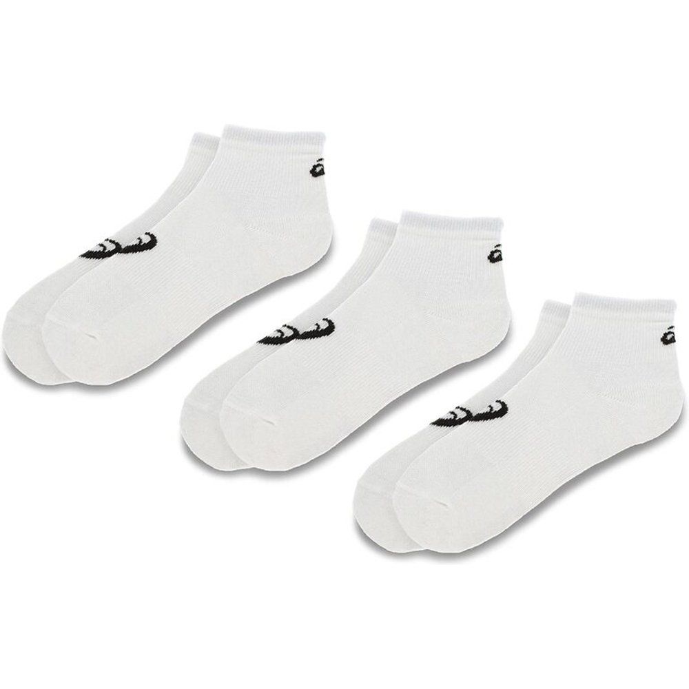 Set di 3 paia di calzini corti unisex - 3PPK Quarter Sock 155205 White 0001 - ASICS - Modalova