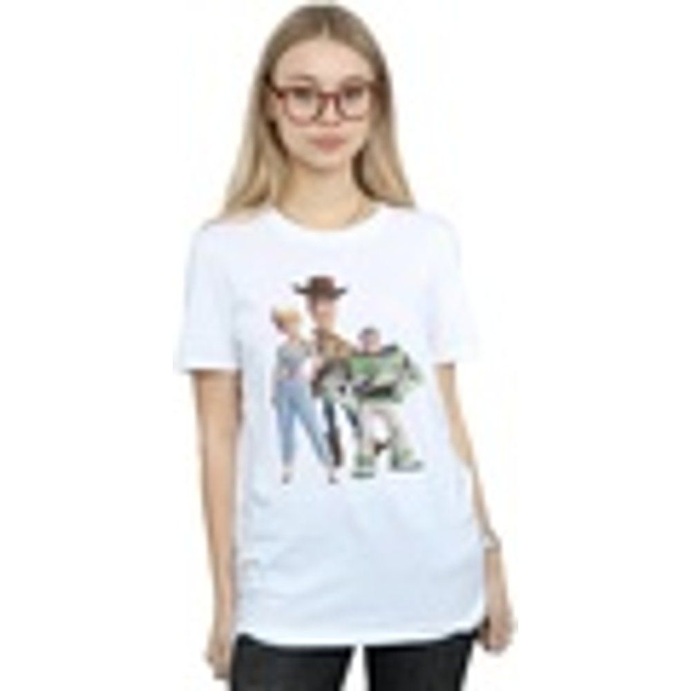 T-shirts a maniche lunghe Toy Story 4 Woody Buzz and Bo Peep - Disney - Modalova