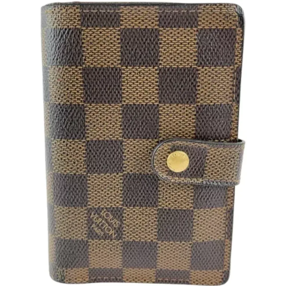 Pre-owned Wallets, female, , Size: ONE SIZE Pre-owned Canvas wallets - Louis Vuitton Vintage - Modalova
