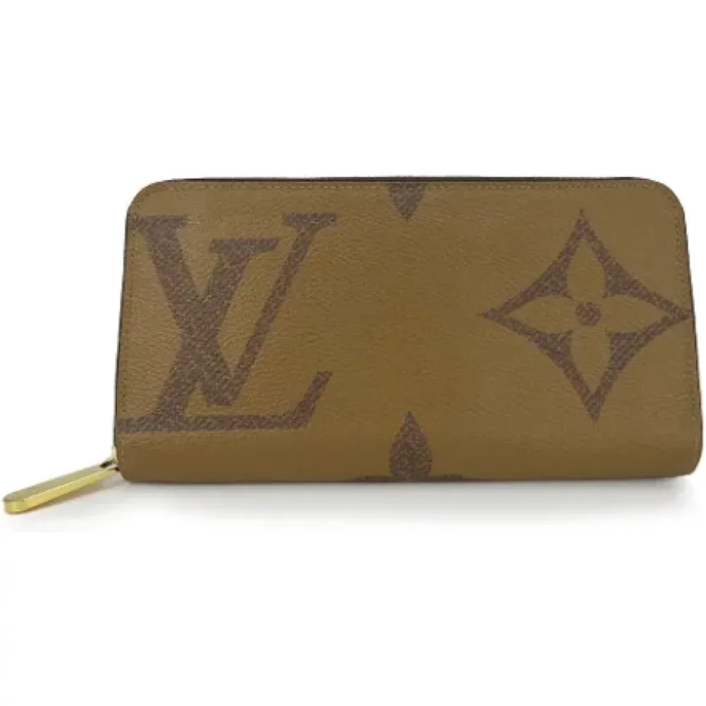 Pre-owned Wallets, female, , Size: ONE SIZE Pre-owned Canvas wallets - Louis Vuitton Vintage - Modalova
