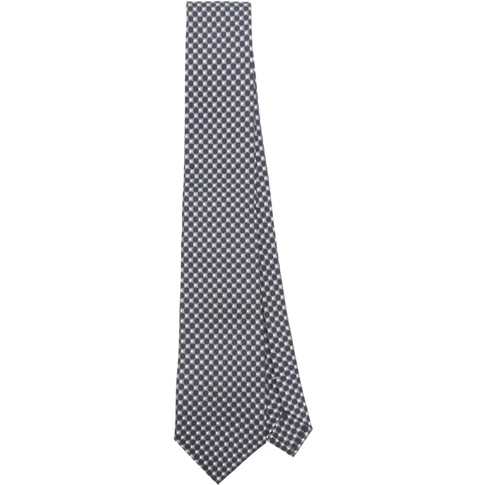 Ties, male, , Size: ONE SIZE Midnight Pointed Tip Loop Tag - Canali - Modalova