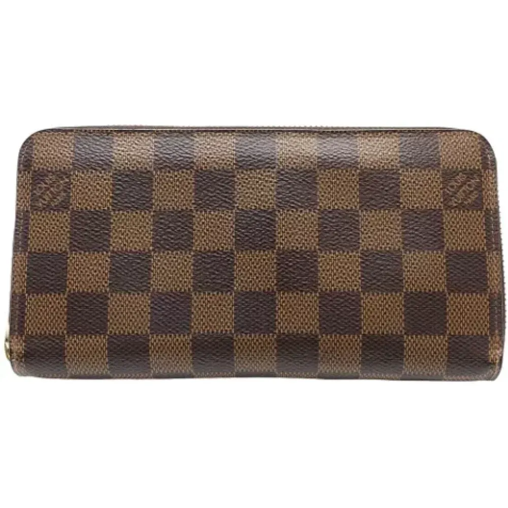 Pre-owned Wallets, female, , Size: ONE SIZE Pre-owned Canvas wallets - Louis Vuitton Vintage - Modalova