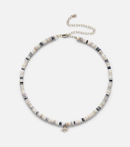 Kt yellow gold beaded choker - Sydney Evan - Modalova