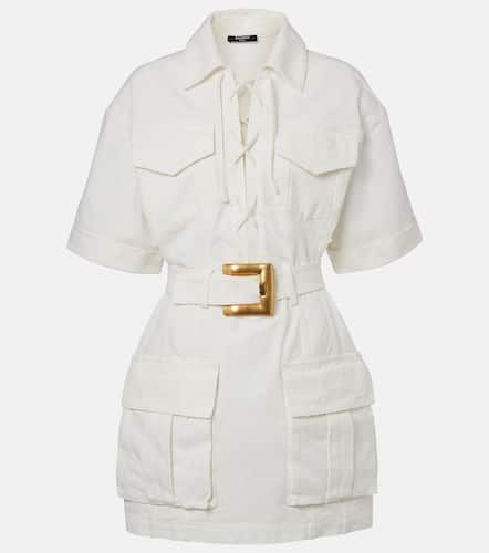 Balmain Cotton canvas shirt dress - Balmain - Modalova