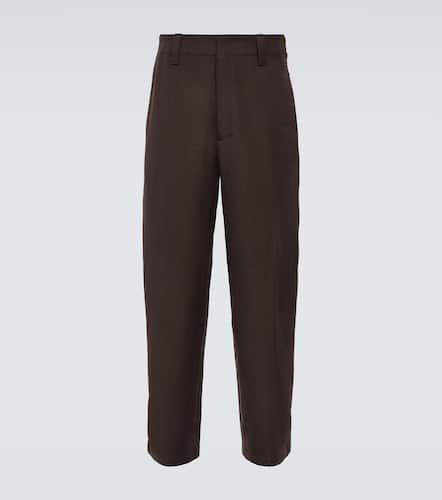 Pantaloni in gabardine di lino e lana - Lemaire - Modalova