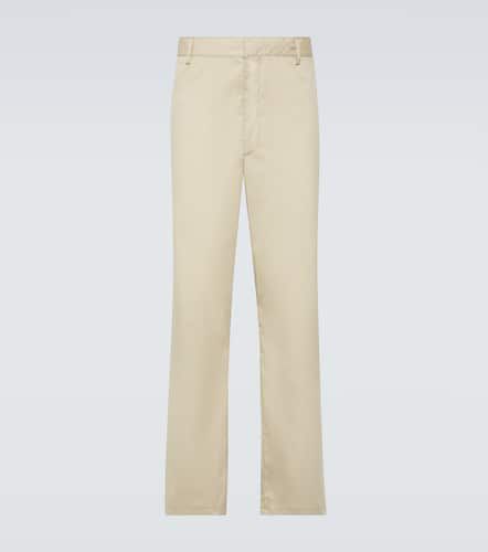 Pantaloni regular in misto cotone - Prada - Modalova