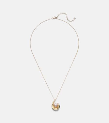 Pearl Curl 14kt pendant necklace with freshwater pearl - Mateo - Modalova