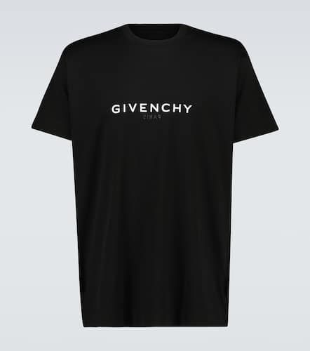 T-shirt oversize in cotone con logo - Givenchy - Modalova