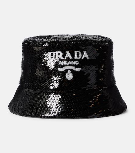 Cappello da pescatore con paillettes - Prada - Modalova