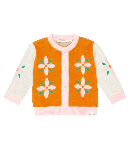 Baby - Cardigan Tiny Flowers in cotone e lana - Tinycottons - Modalova