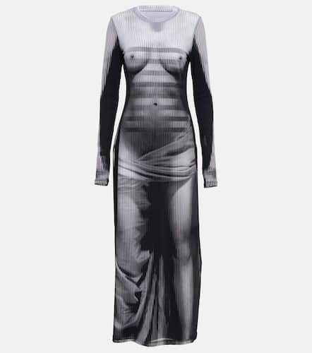 X Jean Paul Gaultier - Abito lungo Body Morph in mesh - Y/Project - Modalova